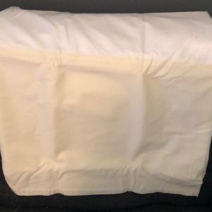 Cream color bed skirt